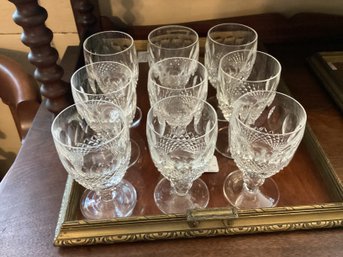 9 Waterford Colleen 4.5' Wine Glasses