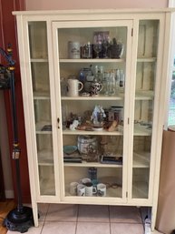 White Painted Display Cabinet