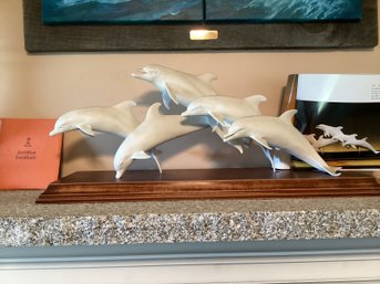 Kaiser 5 Dolphin Porcelain Sculpture