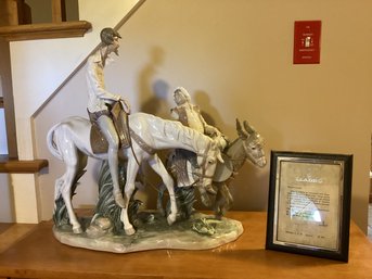 Lladro Don Quixote And Sancho Panza 1318 Impossible Dream