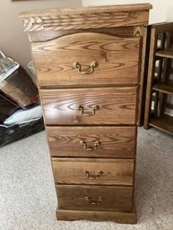 Five Drawer Oak Chest