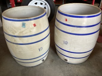 Pair Large #10 Water Coolers