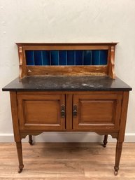 2 Door Tile Back Work Cabinet