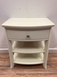 Pottery Barn White Painted Nightstand