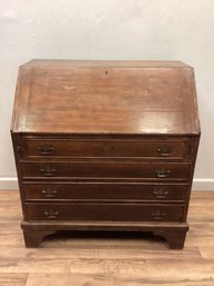 Chippendale Style 4 Drawer Slant Front Secretary