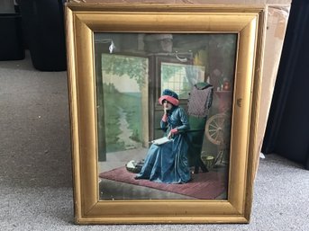 Framed Print Of A Young Lady