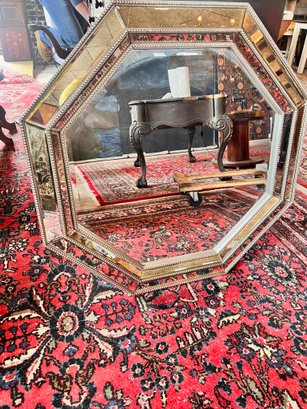MIRROR IN THE STYLE OF VENETIAN GLASS CONTEMPORARY