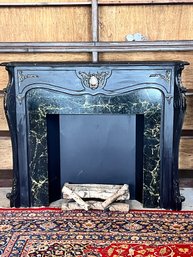 FAUX FIREPLACE IN THE FRENCH PROVINCIAL STYLE