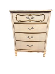 1960s FRENCH PROVINCIAL 4 DRAWER DRESSER