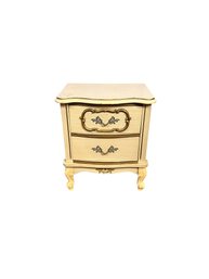 1960s FRENCH PROVINCIAL NIGHTSTAND SIDE TABLE