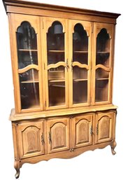 FRENCH PROVINCIAL STYLE CHINA CABINET HUTCH