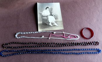 A Small Grouping Of Art Deco Costume Jewelry