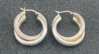 925 Silver Earring Set - .22 OZT Total