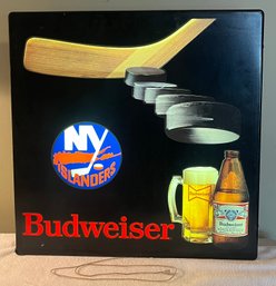 Anheuser-Busch 1984 New York Islanders Budweiser Advertising Sign