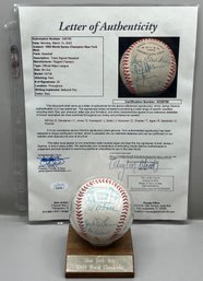 1969 Mets World Series Champions Signed Ball With 20 Signatures - COA Included