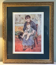 Pierre Renoir Lithograph Framed #1336/1500 - Mother & Child