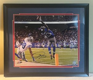 Odell Beckham Jr. Signed One -handed Touchdown Catch 16x20 Photo Framed - Steiner Sports COA Card Included