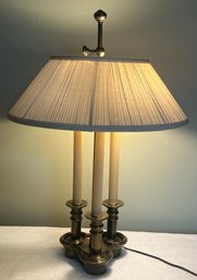 Vintage Brass French Bouillotte Table Lamp