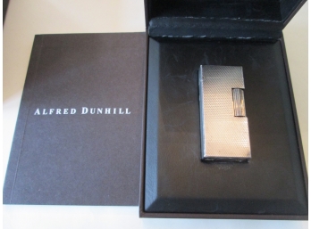 Signed DUNHILL, Vintage CIGARETTE LIGHTER, With Original Packaging & Paperwork