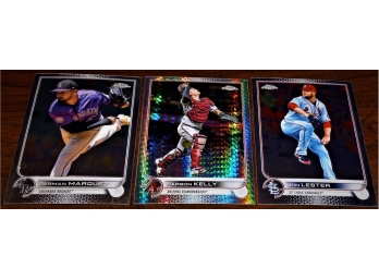 2022 Topps Chrome:  German Marquez, Carson Kelly & Jon Lester