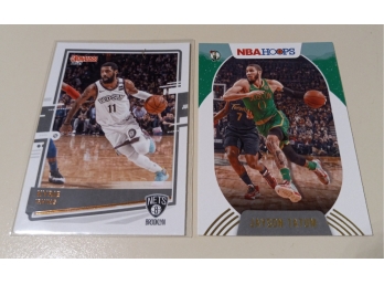 2020-21 Panini Donruss & Hoops:  Kyle Irving & Jayson Tatum