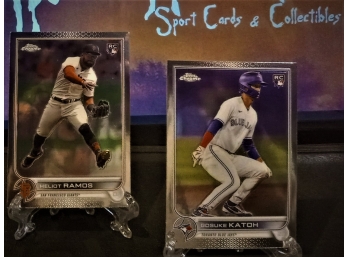 Topps Chrome - 2022 Update Series:  Heliot Ramos (RC) & Gosuke Katch (RC)