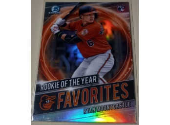 2021 Bowman Chrome:  Ryan Mountcastle (Rookie Card)