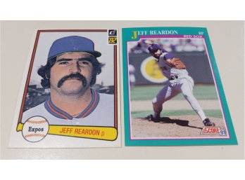 Topps 1982 & Score 1991:  Jeff Reardon