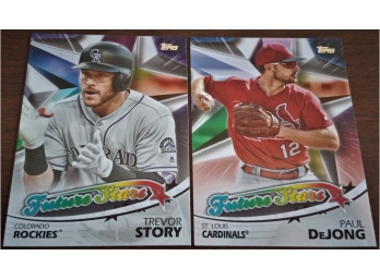 2018 Topps:  Trevor Story & Paul DeJong - 'Future Stars'