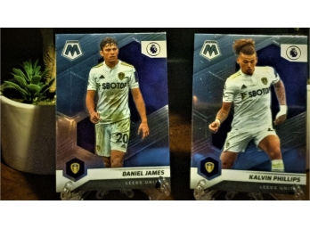 2021-22 Panini Prizm Premier League Soccer:  Daniel James & Kalvin Phillips