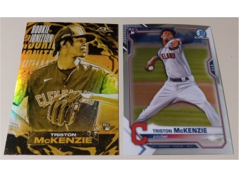 2021 Topps Bowman Chrome & Topps Fire: Triston McKenzie