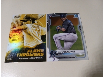 2021 Topps Bowman Chrome & Topps Fire: Sixto Sanchez