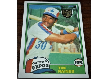 2020 Topps:  Commemorative Edition - Tim Raines