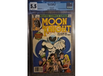 Moon Knight #1 Edition {1980}:  CGC 5.5 !!