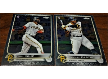 2022 Topps Chrome:  Oneil Cruz & Rodolfo Castro