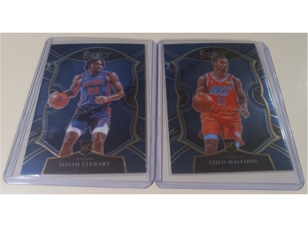 2020-21 Panini - Select:  Isiah Stewart & Theo Maledon (Rookie Cards)