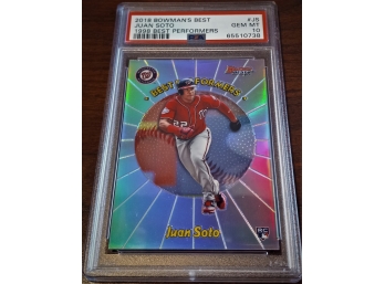 PSA Gem Mint '10'!! - Juan Soto {2018 Bowman's Best} ...Rookie Card