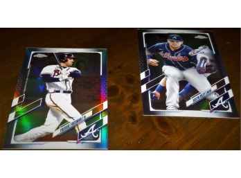 2021 Topps Chrome:  Freddie Freeman & Austin Riley