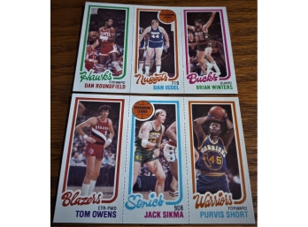 1980 Topps Chewing Gun NBA Cards:  All Stars Cards {2 Card Lot}