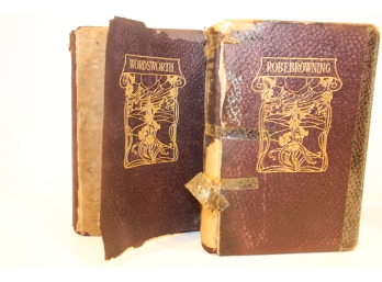 Pair Of Antique Poem Books