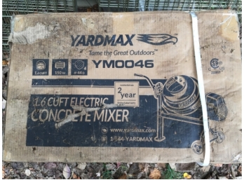 Yardman Electric Concrete Mixer - New In Box