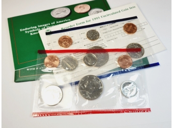 1993 Uncirculated Set P And D Mints