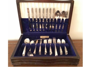 Vintage Community Plate Flatware In Anti-Tarnish Box - 68 Pcs