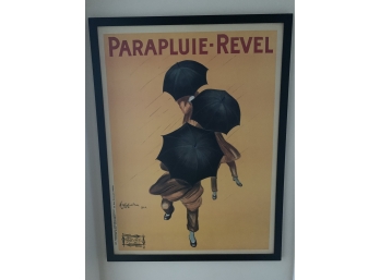 Parapluie Revel Framed Poster - Cappiello