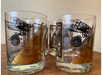 Vintage Cocktail Lowball Glasses