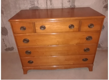 Classic 1950's Solid Maple Dresser