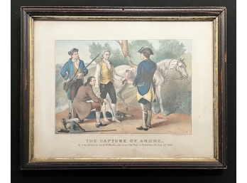 Currier & Ives 'The Capture Of Andre' Antique Print