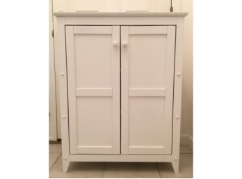 White Storage Cabinet