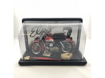 Collectible Franklin Mint Precision Model Elvis 1956 Harley Davidson Sportster