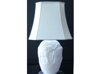 Amazing Large Designer Elephant Ceramic Lamp!